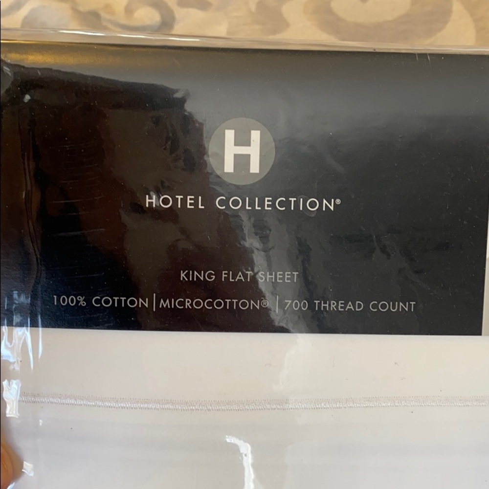 King flat sheet